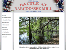 Tablet Screenshot of battleatnarcoosseemill.com